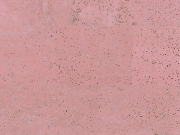 Korkboden TRECOR® CLASSIC Klebekork MERIDA Stärke: 4 mm, Oberfläche: ROH - Farbe: Hellrosa
