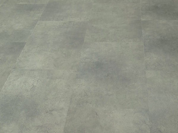 TRECOR® Klick Vinylboden RIGID 4.2 - Fliesendekor Stone Grey mit V-Fuge - 4,2 mm Stark