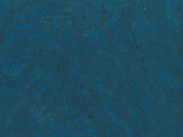 TRECOR Korkboden mit Klicksystem STILO Korkfertigparkett - 10 mm Stark - Farbe: Signalblau