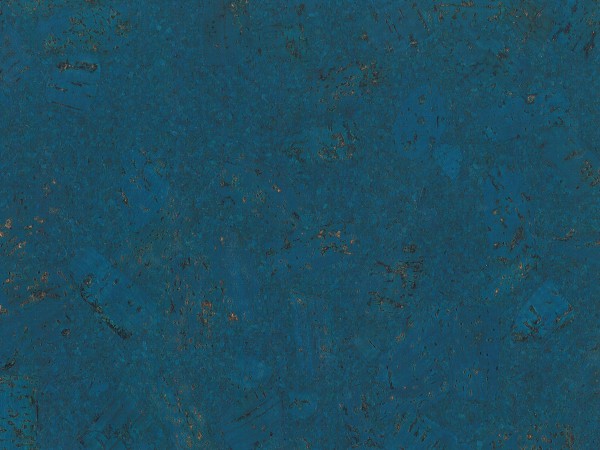 Korkboden TRECOR® CLASSIC Klebekork FORTI Stärke: 4 mm, Oberfläche: ROH - Farbe: Signalblau