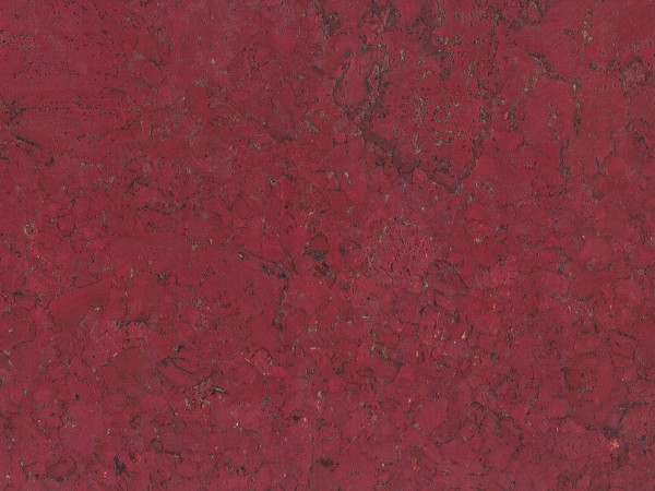 Korkboden TRECOR® CLASSIC Klebekork VARESE Stärke: 4 mm, Oberfläche: ROH - Farbe: Purpurrot