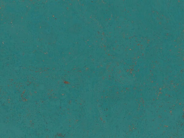 Korkboden TRECOR® CLASSIC Klebekork STILO Stärke: 4 mm, Oberfläche: ROH - Farbe: Minttürkis