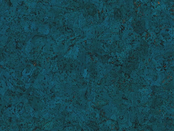 TRECOR Korkboden mit Klicksystem EVORA Korkfertigparkett - 10,5 mm Stark - Farbe: Signalblau