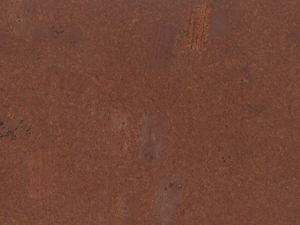Korkboden TRECOR® CLASSIC Klebekork FORTI Stärke: 4 mm, Oberfläche: ROH - Farbe: Mahagonibraun